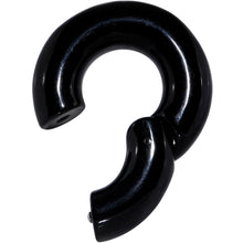将图片加载到图库查看器,00G 5/8 Black PVD Steel Hinged Segment Ring