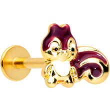 将图片加载到图库查看器,16G 5/16 Gold Tone Squirrel Labret Monroe Tragus
