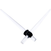 Load image into Gallery viewer, Freaky Fun Lightweight Clear Acrylic Straight Taper Set 2mm to 1 Inch