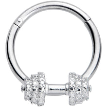将图片加载到图库查看器,16G 3/8 Weightlifting Barbell Hinged Segment Ring