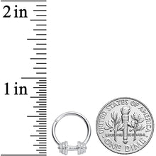 将图片加载到图库查看器,16G 3/8 Weightlifting Barbell Hinged Segment Ring