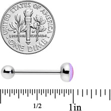 将图片加载到图库查看器,Lesbian Pride Flag Barbell Tongue Ring