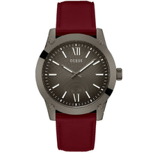 将图片加载到图库查看器,Guess Men's Dress Analog Burgundy Gunmetal