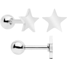 Load image into Gallery viewer, 18G Clear CZ Gem Heart Cartilage Tragus Set of 8