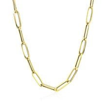 Load image into Gallery viewer, 14K Yellow Gold Bold Paperclip Chain (4.2 mm)