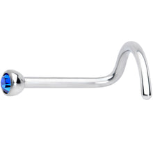 Load image into Gallery viewer, 20G Blue 2mm Grade 23 Titanium Press Fit Left Side Nose Screw