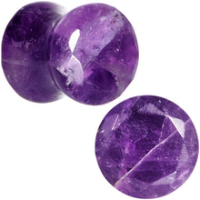 将图片加载到图库查看器,00G Purple Amethyst Saddle Plug Set