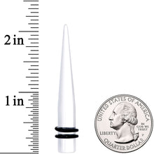 Load image into Gallery viewer, 0G Clear Acrylic Straight Taper Set