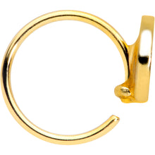 Load image into Gallery viewer, 20G 5/16 Gold Tone Rainbow Grapefruit Nose Hoop
