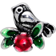 Load image into Gallery viewer, 16G 1/4 Perching Bird Flower Labret Monroe Tragus