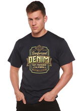 Load image into Gallery viewer, Sanforized Denim Men's Bamboo Viscose/Organic Cotton Short Sleeve Graphic T-Shirt