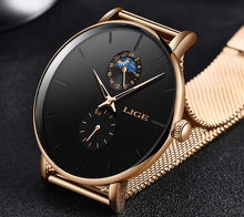 Load image into Gallery viewer, Women's Elegant Waterproof Watch With Chronometers And Braided Stainless Steel Bracelet Excellent Design Perfect Gift