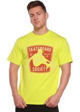 将图片加载到图库查看器,Skateboard Society Men's Bamboo Viscose/Organic Cotton Short Sleeve Graphic T-Shirt