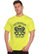 将图片加载到图库查看器,Custom Garage Men's Bamboo Viscose/Organic Cotton Short Sleeve Graphic T-Shirt