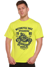 Load image into Gallery viewer, Motorcycles Race Men's Bamboo Viscose/Organic Cotton Short Sleeve Graphic T-Shirt
