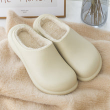 将图片加载到图库查看器,New Winter Women Slipper Soft Bottom Plush Home Shoes Slippers Indoor Waterproof Non-Slip Memory Foam Comfy Fluffy Fur Memory Foam Boots House Shoes Thick Sole 6cm