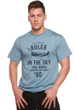 Load image into Gallery viewer, Ruler In The Sky Spun Bamboo® Men's Bamboo Viscose/Organic Cotton Short Sleeve Graphic T-Shirt