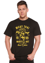 将图片加载到图库查看器,Muay Thai Spun Bamboo® Men's Bamboo Viscose/Organic Cotton Short Sleeve Graphic T-Shirt