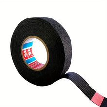 Load image into Gallery viewer, 5-Meter Heat-Resistant Electrical Tape – Black Polyester for Car & Cable Management