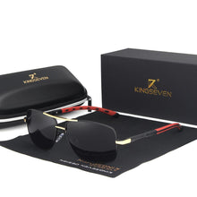 Load image into Gallery viewer, Brand Designer Men's Aluminum Magnesium Sun Glasses Polarized Mirror Lens Male Eyewear Sunglasses For Men
