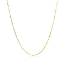 Load image into Gallery viewer, 10k Yellow Gold Diamond Cut Cable Link Chain (1.10 mm)