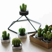 Load image into Gallery viewer, 6Pcs Cactus Candle Cube Candle Simulated Plant Set Paraffin Scented 3D Candle Delicate Succulent Cactus Candles for Valentine's Day Birthday Party Wedding Spa Home Decoration Gifts Home Candle Tea Light Background Props Decor