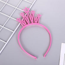 将图片加载到图库查看器,6pcs Plastic Crown Headbands Baby Girl Kids Tiara Hairbands Hair Hoop Accessories Hair Band Headwear Gorgeous Hair Accessories For Women