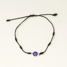 将图片加载到图库查看器,6pcs/set Handmade Bracelets Braided Red Black Rope 7 Knots Lucky Jewelry Friendship Protection Bracelet Red Comfortable Bracelet Small Eye Bracelet For Kids