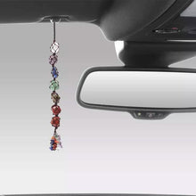 将图片加载到图库查看器,7 Chakra Gemstones Reiki Healing Crystals Tassel Wall Car Hanging Ornament