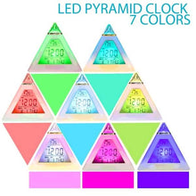 Load image into Gallery viewer, 7 Color Changing LED Alarm Clock