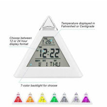 Load image into Gallery viewer, 7 Color Changing LED Alarm Clock