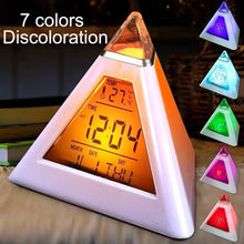 Load image into Gallery viewer, 7 Color Changing LED Alarm Clock