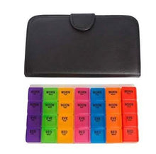 Load image into Gallery viewer, 7 Day Extra Large Pill Organizer with Cute Travel Case