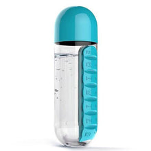 Load image into Gallery viewer, 7-Day Pill Tablet Medicine Organizer Water Drink Bottle Holder Box