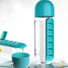 Load image into Gallery viewer, 7-Day Pill Tablet Medicine Organizer Water Drink Bottle Holder Box