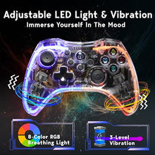 Load image into Gallery viewer, 7-in-1 Multi-Platform Wireless Game Controller Set - LED RGB Breathing Lights