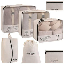 Load image into Gallery viewer, 7-Piece: Travel Packaging Cube Bags
