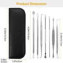 将图片加载到图库查看器,7-Pieces: Blackhead Remover Stainless Steel
