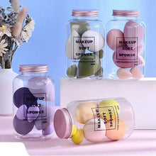 Load image into Gallery viewer, 7-Pieces Set: Puff Teardrop Blender Foundation Sponge Set