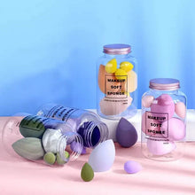 Load image into Gallery viewer, 7-Pieces Set: Puff Teardrop Blender Foundation Sponge Set