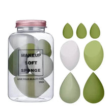 Load image into Gallery viewer, 7-Pieces Set: Puff Teardrop Blender Foundation Sponge Set