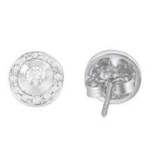 Load image into Gallery viewer, 14K White Gold 1/3 cttw Round Cut Diamond Earrings (H-I, SI2-I1)