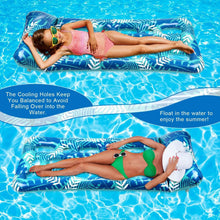 将图片加载到图库查看器,70" x 30" Inflatable Lounge Pool with Headrest