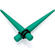 Load image into Gallery viewer, Green Matte Acrylic Straight Taper Set 2G to 00G