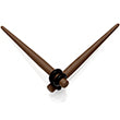 Load image into Gallery viewer, Dark Brown Matte Acrylic Straight Taper Set 12G to 00G