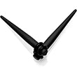 Load image into Gallery viewer, Black Matte Acrylic Straight Taper Set Available in Sizes 12G to 00G