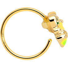 Load image into Gallery viewer, 20G 5/16 Gold Tone Lemon Bee Flower Nose Hoop