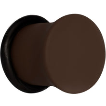 Load image into Gallery viewer, Delicious Dark Brown Matte Acrylic Single Flare Plug Set