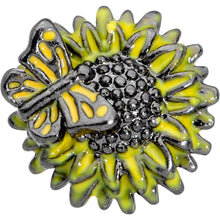 Load image into Gallery viewer, 16G 1/4 Gold Tone Sunflower Butterfly Cartilage Earring
