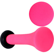 将图片加载到图库查看器,Hot Hot Pink Matte Single Flare Plug Set